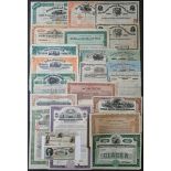 A quantity of American and Canadian certificates, many modern, some duplication, but including...