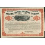 USA: Atlantic and Pacific Railroad Co. Western Division, a group of certificates comprising; in...