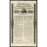 Confederate States: Act of January 29th 1863, 7% Cotton Loan, bond for £500 or F12,500, #B633,...