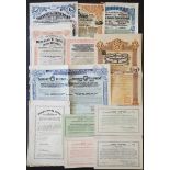 China: A collection of bonds comprising, 1913 Lung Tsing U Hai Railway, 5% Gold Loan, £20 bond,...