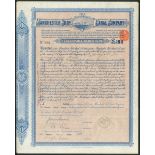 Great Britain: Manchester Ship Canal Company, 5% redeemable debenture, 1927, #5083, steamship a...