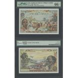 Republique du Tchad, 5000 francs, 1980, serial number P.1 87699, (Pick 8, TBB B207a),