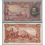 Banco de Angola, 20 escudos, 1 March 1951, serial number 90E 000001, (Pick 83),