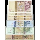 Portugal, Banco de Portugal, group of 7 notes from the 1995-197 issue, (Pick 187, 188, 189, 190...