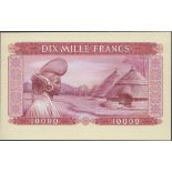 Banco Nacional da Guine-Bissau, a reverse composite essay on card for a 10000 Pesos, (Pick unre...