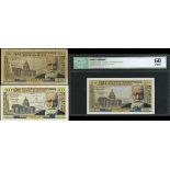 France, Banque de France, set of 3 'Victor Hugo' notes, (Pick 133a, 137b and 141a),