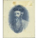 Banco Nacional Ultramarino, Portuguese India, a printers engraved die proof portrait of Afonso...