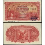 Republica Portuguesa, Angola, colour trial 1 angolar, 14 August 1926, serial number L 000000, (...