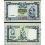 Portugal, Banco de Portugal, 50 escudos, specimen, 23.4.1953, serial number B 00000, (Pick 160s...