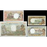 Tahiti, Banque de l'Indochine, 1000 francs, no date (1940-1965), serial number Z.79 389, (Pick...