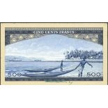 French Colonies, a printers archival composite essay for a proposed issue of 50 francs, ND (ca...