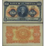 Portugal, Banco de Portugal, 2.5 escudos, 18.11.1925, serial number Ch.2, 2NK 09646, (Pick 127)...