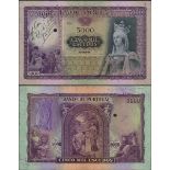 Portugal, Banco de Portugal, 5000 escudos, specimen/proof without date (1942) or serial numbers...