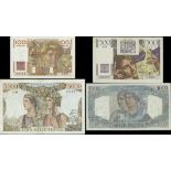 France, Banque de France 5000 francs, 3.11.1949, serial number L.34 93396, (Pick 131a, 128b, 12...