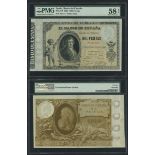 El Banco de Espana, 1000 pesetas, Madrid, 1 May 1895, red serial number 259777, (Pick 45, Los B...