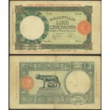 Italian East Africa, 50 lire, 1939, prefix D.49, (Pick 1b),