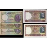 Portugal, Banco de Portugal, group of 5 notes, (Pick 153a, and 154),