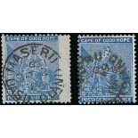 Basutoland The Cape Post Office Period Maseru 1886 Griqualand West 1879 4d. dull blue (S.G. 26)...