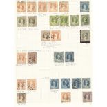 Queensland 1860-78 Chalon Head used selection (37) including 1860 1d., 1869-61 3d., 6d., "regi...