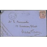 Basutoland The Basutoland Rebellion (The Gun War) 1881 (17 June) blue envelope (complete with l...