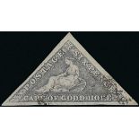 Cape of Good Hope 1855-63 White Paper 6d. slate-lilac on slightly blued paper,