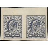 Great Britain King Edward VII Issues The following six lots are slightly oversize proofs produc...