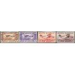 Egypt Royal Imperforates with "Cancelled" on the reverse Commemoratives 1933 Aviation Congress...