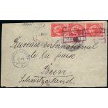 South West Africa South African Occupation Otavifontein: 1918 (Mar.) envelope to Switzerland,