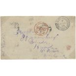 Basutoland The Cape Post Office Period The Boer War Military Mail 1900 (22 May) envelope