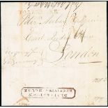 Great Britain Postal History 1831 (Nov.) entire to East India House in London, endorsed "Enquir...