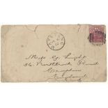 Basutoland The Cape Post Office Period The Boer War Civilian Mail 1900 (May) envelope from Mafe...