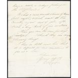 Great Britain Postal History 1840 (7 May) stampless entire letter from Liverpool to Edinburgh,