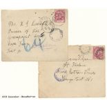 Basutoland The Cape Post Office Period The Boer War Prisoner of War Mail Mail to St. Helena 190...