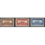 Egypt Royal Imperforates with "Cancelled" on the reverse Commemoratives 1931 Agricultural and I...