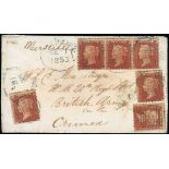 Great Britain Postal History 1855 (1 Sept.) envelope to the Crimea,