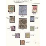 South Africa An Interprovincial Period collection of stamps/pieces used in the various States,