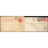 Basutoland The Cape Post Office Period Teyateyaneng 1898 (21 Apr.) envelope (small imperfection...