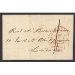 Great Britain Postal History 1840 (4 May) entire letter from Edinburgh to London,