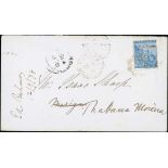 Basutoland The Cape Post Office Period Maseru 1878 (10 Dec.) envelope to Morija and redirected...