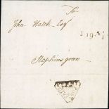 Great Britain Postal History 1774 (19 July) entire letter from Elizabeth Stuart in Bridge Stree...