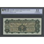 Commonwealth Bank of Australia £1, ND (1927), K16/345412 (Pick 16c),