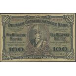 Deutsche-Ostafrikanische Bank, 100 rupees, Dar-es-Salam, 15 June 1905, red serial number 15810,...