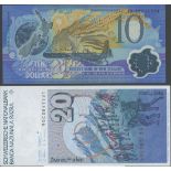 Reserve Bank of New Zealand, $10 (4), 2000, serial number AB00014904/05/06, C100029915, (Pick 1...