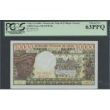 Republique Populaire Du Congo, Banque des Etats de L'Afrique Centrale, 10000 francs, ND (1978-8...