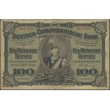 Deutsche-Ostafrikanische Bank, 100 rupien, 15 June 1905, red serial number 0966, (Pick 4),