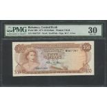 Central Bank of The Bahamas, $50, 1974, serial number B867787, (Pick 40b, TBB B305),