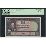 Bank of Afghanistan, 20 afghanis, SH1318 (1939), serial number 23 061914, (Pick 24a, TBB B304a)...