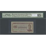 Government of Mauritius, 50 Cents, ND (1940), serial number B009954, (Pick 25c),