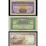 Lebanon, lot of 3 notes, (Pick 36, 37 and 55),