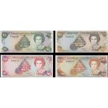 Cayman Islands Currency Board, $5, $10, $25, $100, (1991), B/I000049, (Pick 12a, 13a, 14, 15),